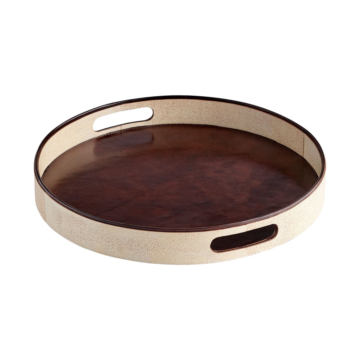 Marriot Tray | Beige And Brown - Large