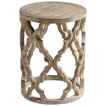 Sirah Side Table | Weathered Pine - Small