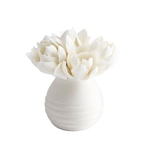 Blooming Fleur Sculpture | White