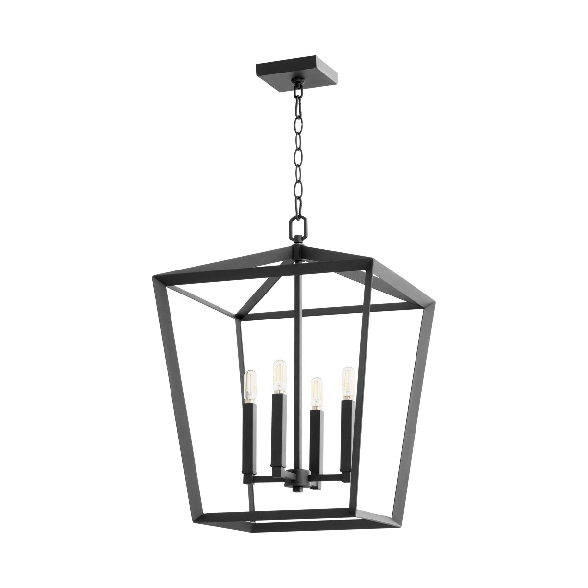 Hyperion Chandelier - 4-Light | Black - Large