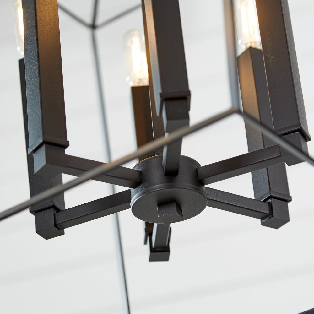 Hyperion Chandelier - 6-Light | Black - Large