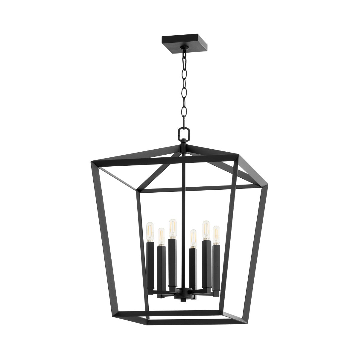 Hyperion Chandelier - 6-Light | Black - Large