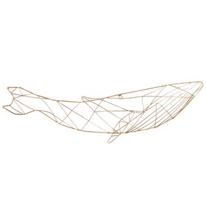 Whale Of A Wall Art | Gold