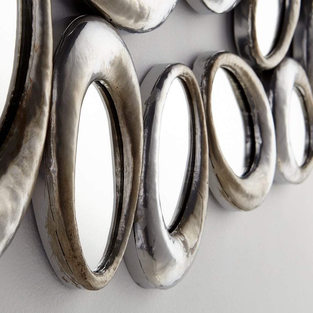 Ovate Reflections Mirror | Silver