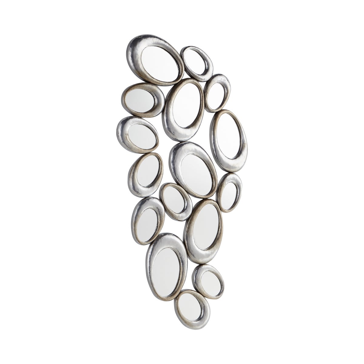 Ovate Reflections Mirror | Silver
