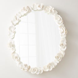 Gardenia Mirror | White