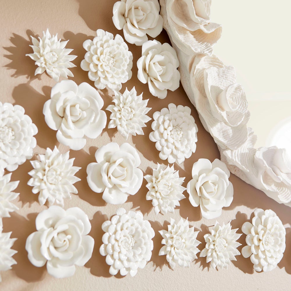 Gardenia Mirror | White