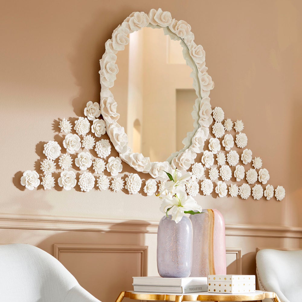 Gardenia Mirror | White