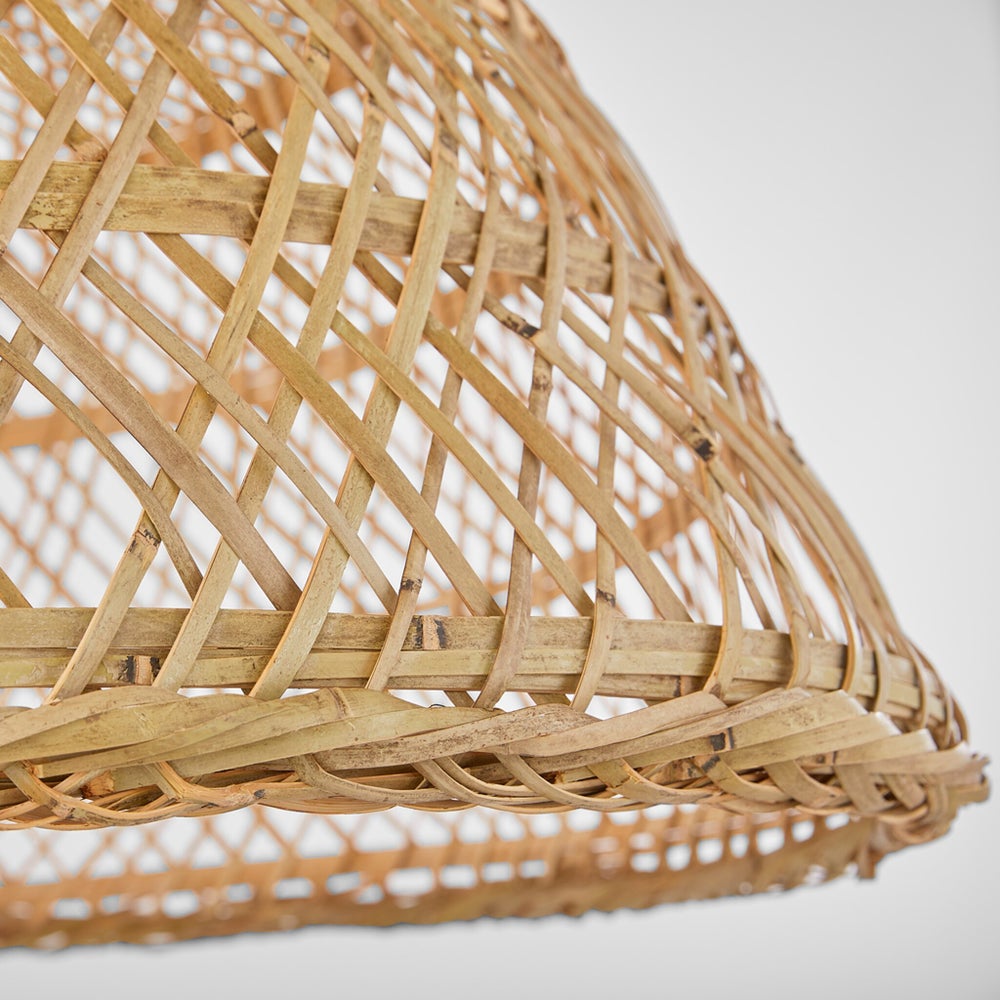 Vessel Pendant 1-Light | Bamboo