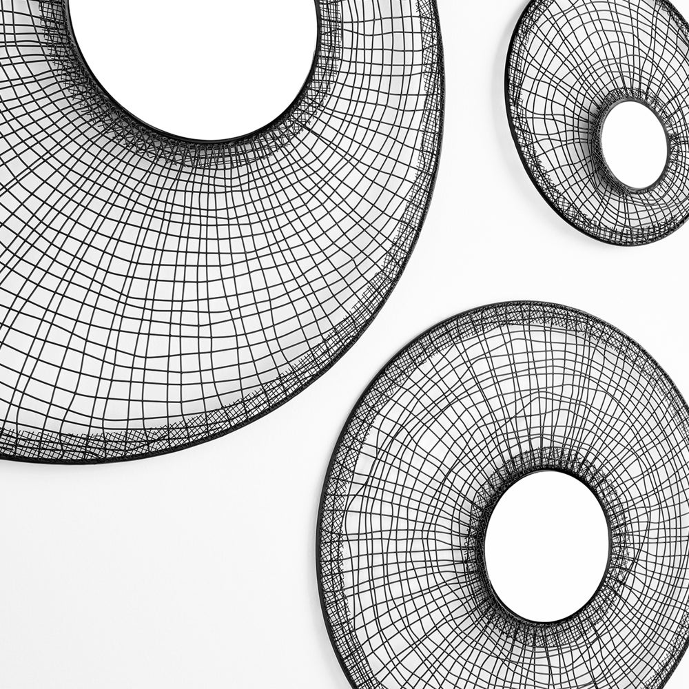 Silk Noir Mirror | Graphite - Small
