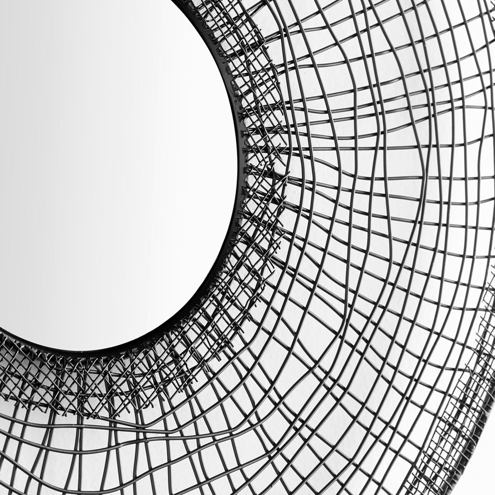 Silk Noir Mirror | Graphite - Medium
