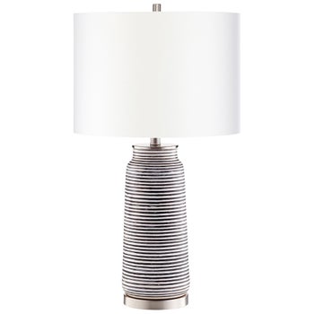 Bilbao Table Lamp | Satin Nickel
