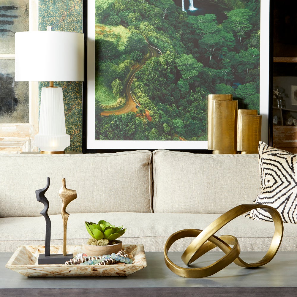 Mila Table Lamp | Aged Brass