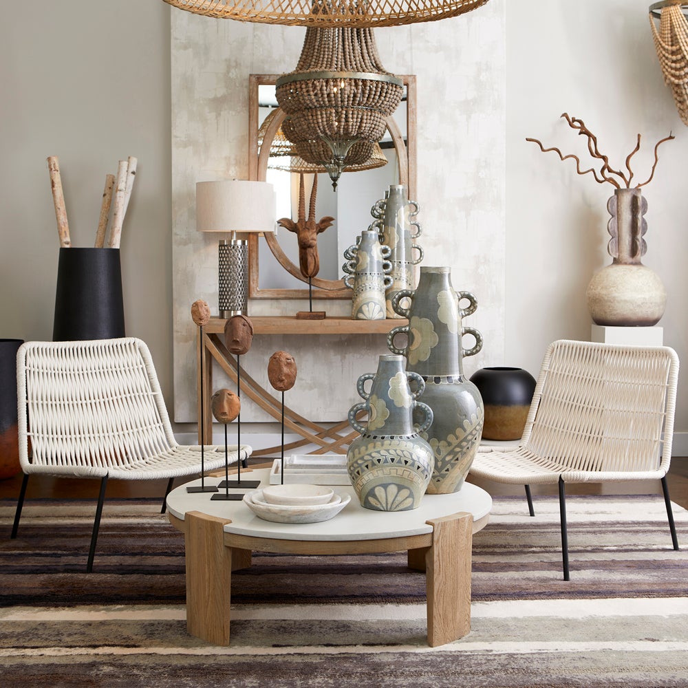 Fiore Table Lamp | Satin Nickel