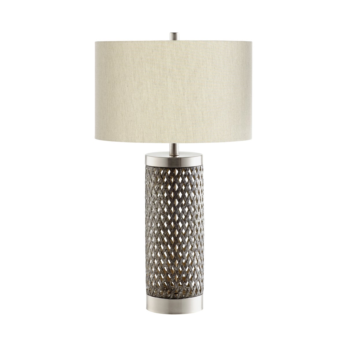 Fiore Table Lamp | Satin Nickel
