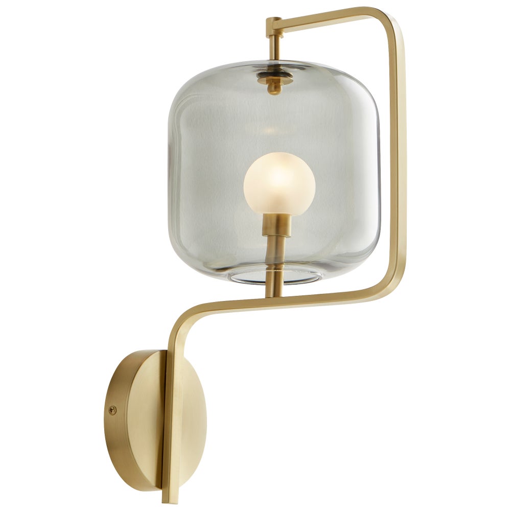 Isotope Wall Sconce | Aged Brass