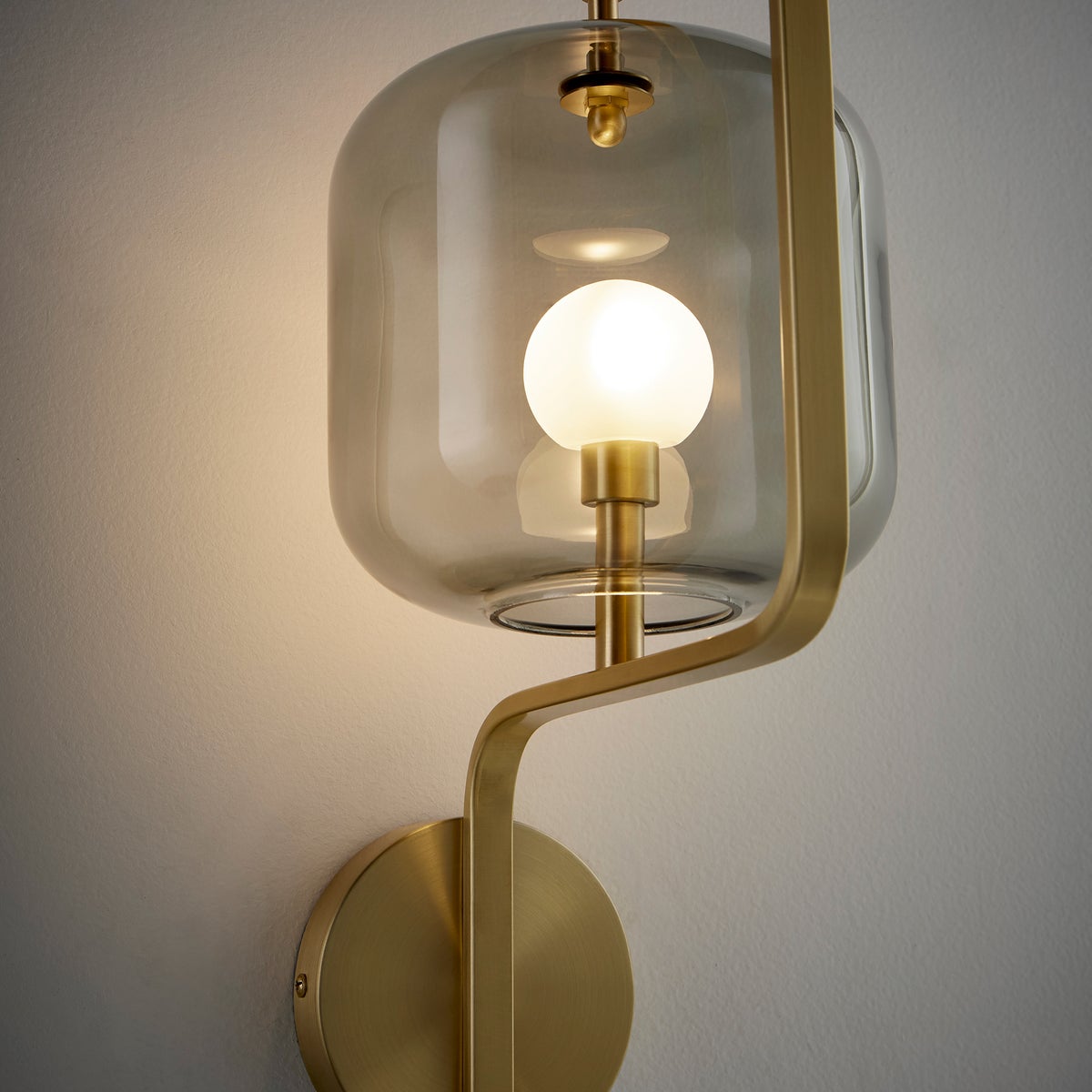 Isotope Wall Sconce | Aged Brass