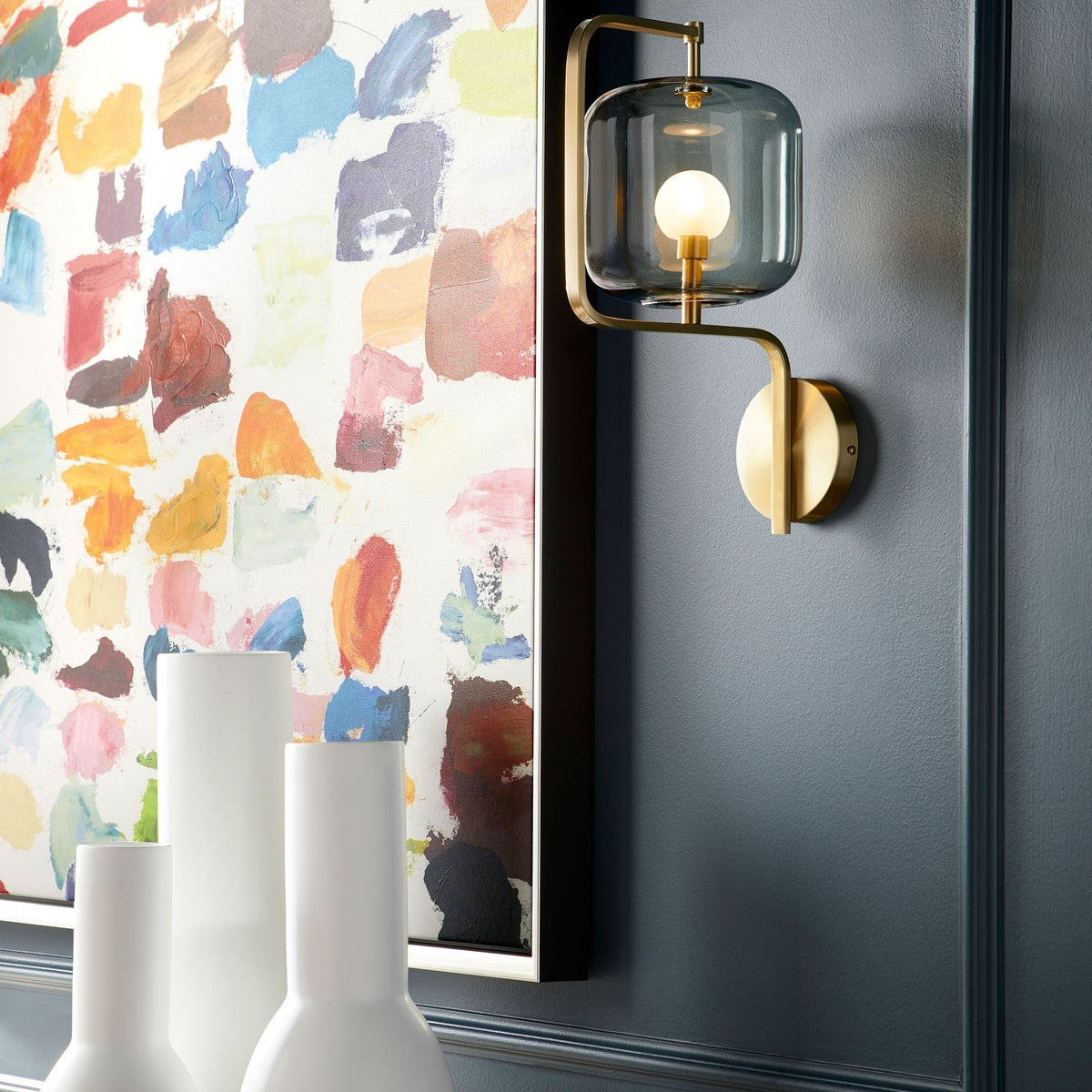 Isotope Wall Sconce | Aged Brass
