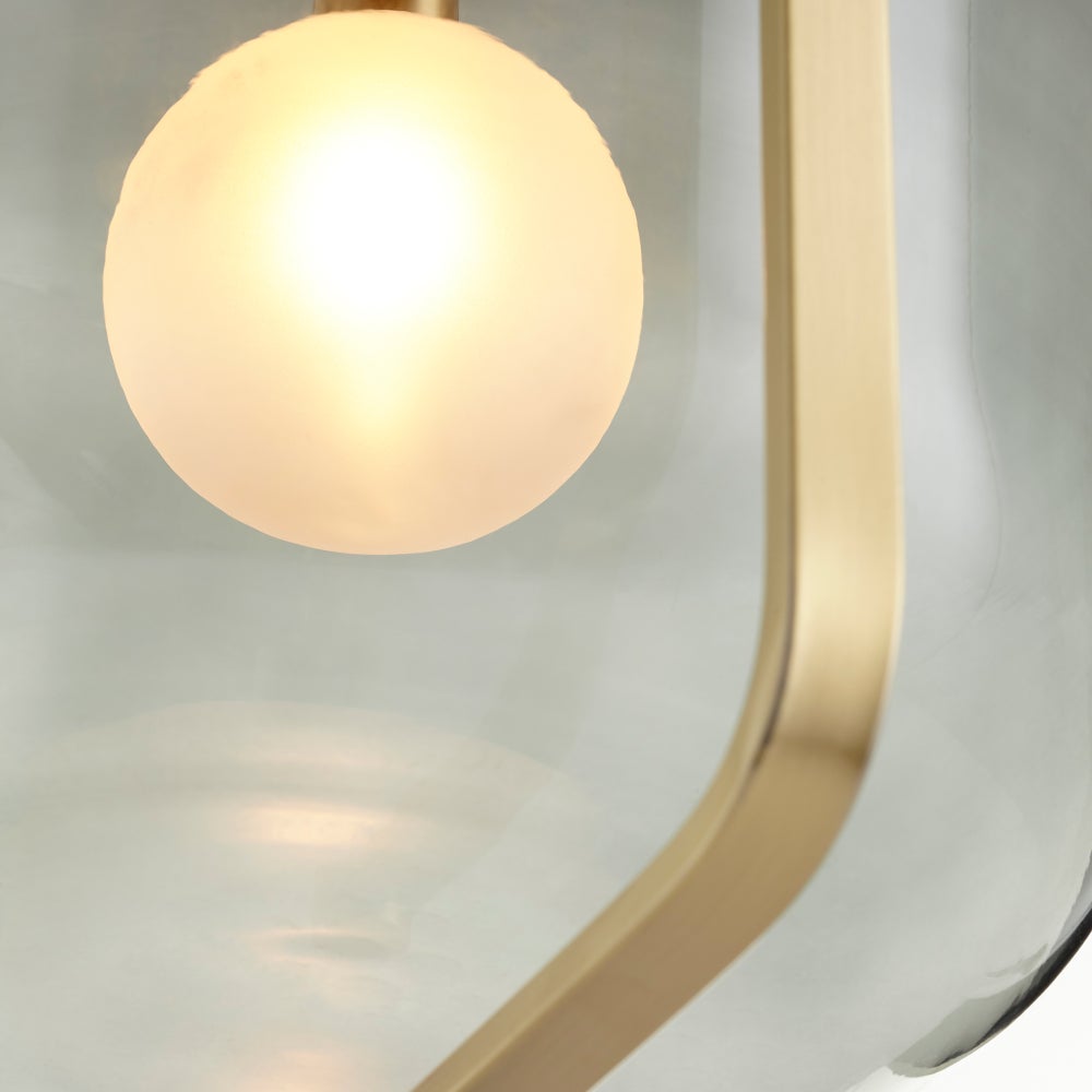Isotope Pendant | Aged Brass