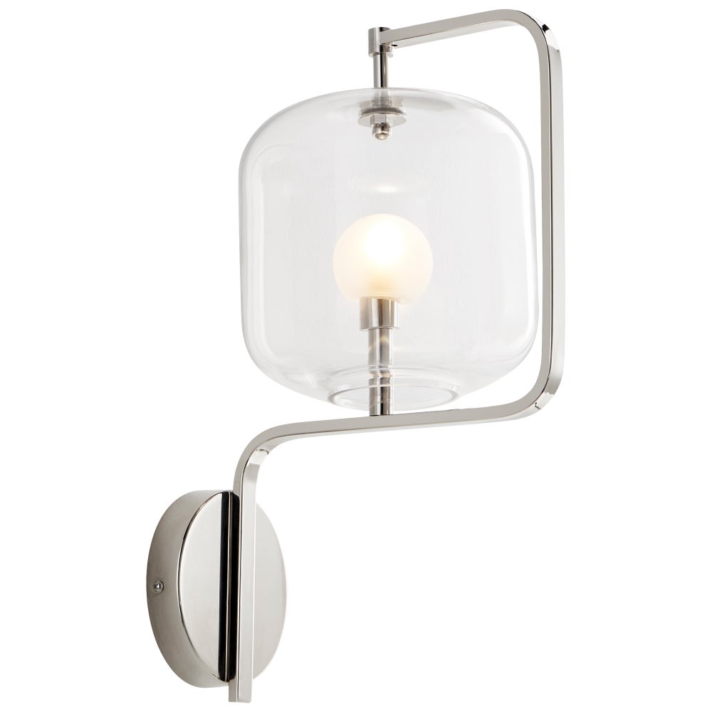 Isotope Wall Sconce | Polished Nickel