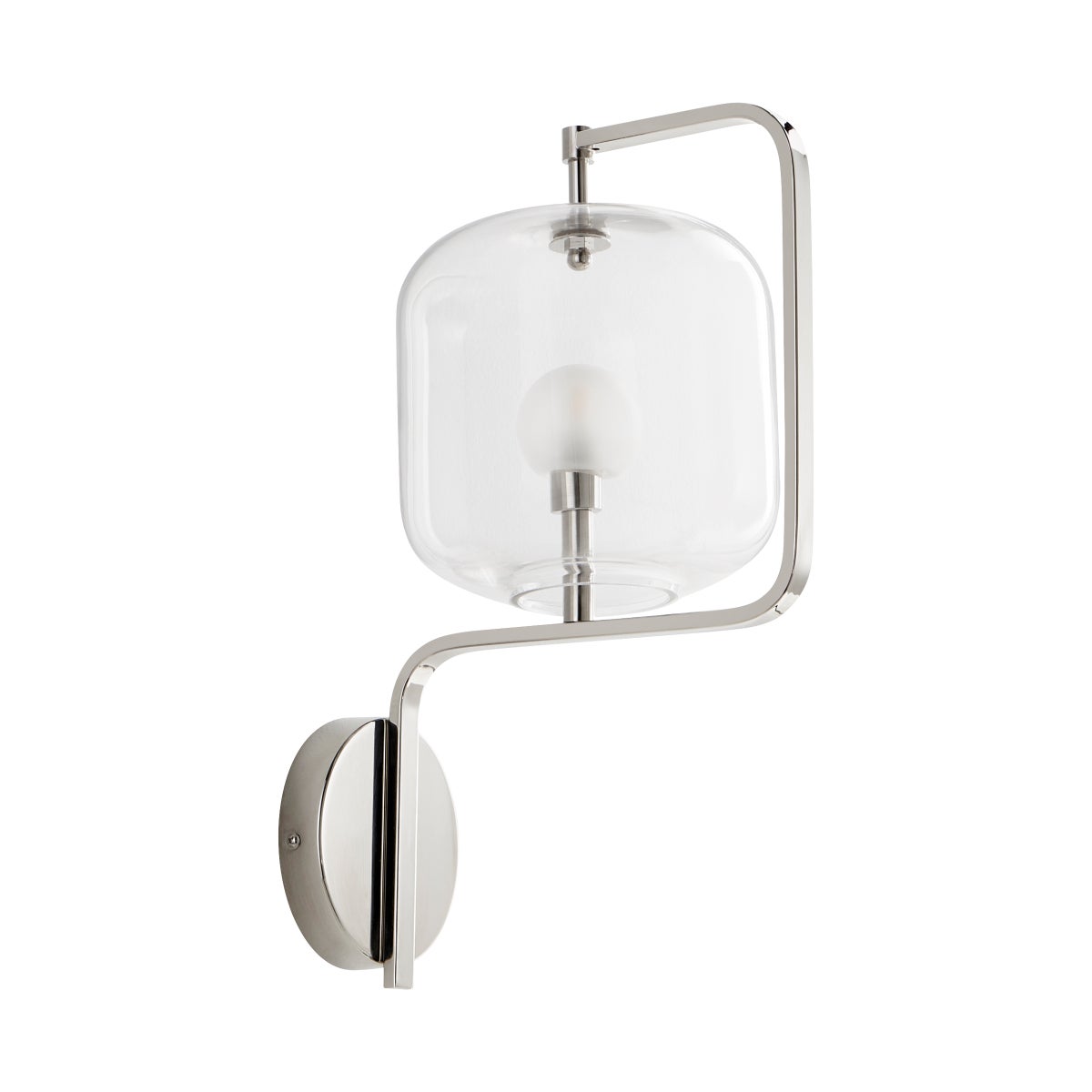 Isotope Wall Sconce | Polished Nickel