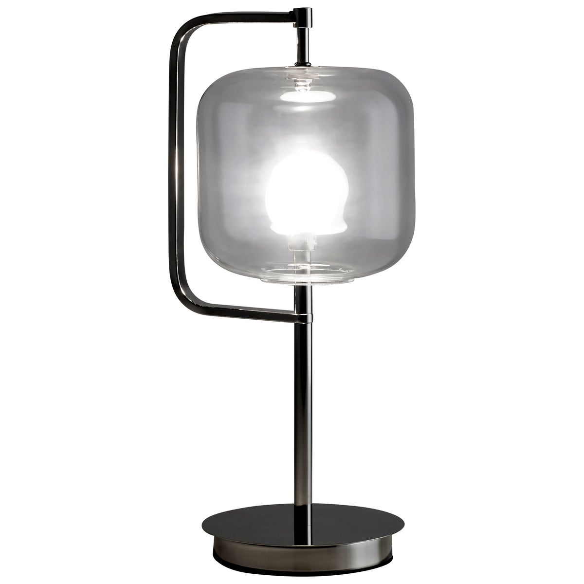 Isotope Table Lamp | Polished Nickel