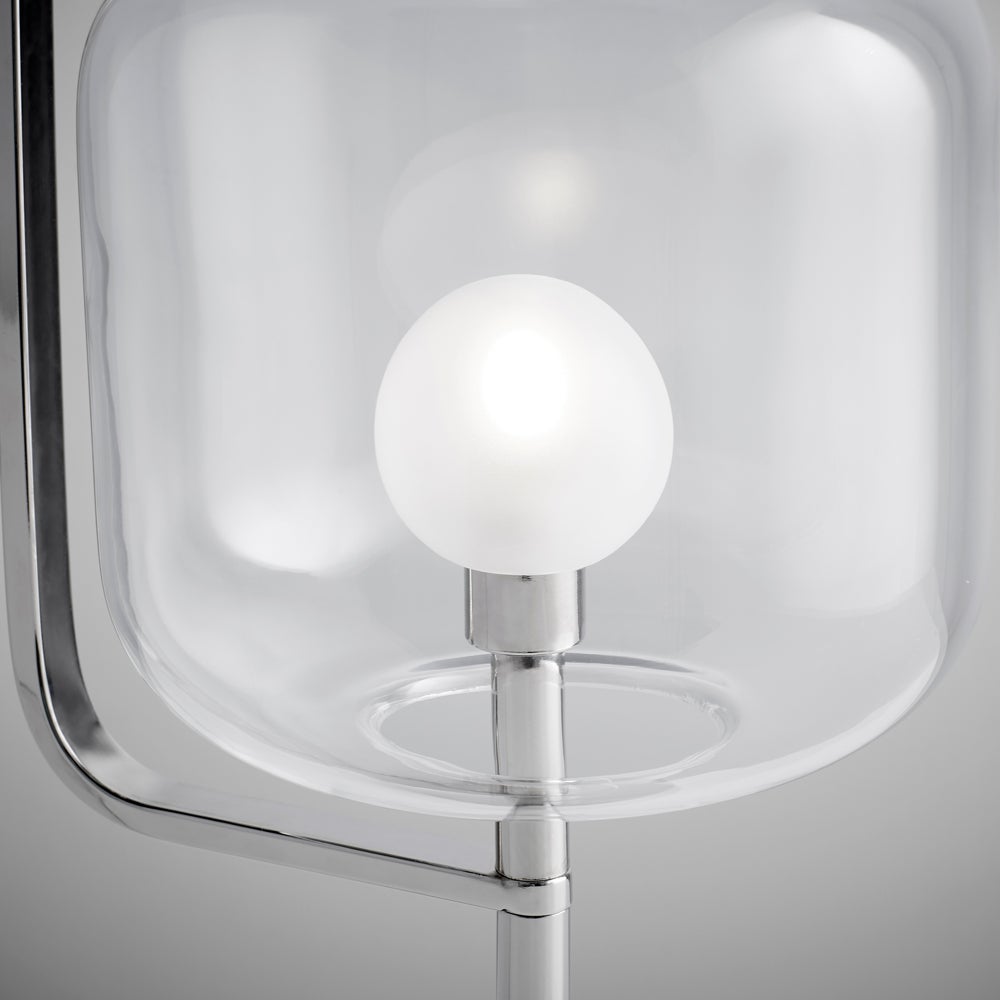Isotope Table Lamp | Polished Nickel
