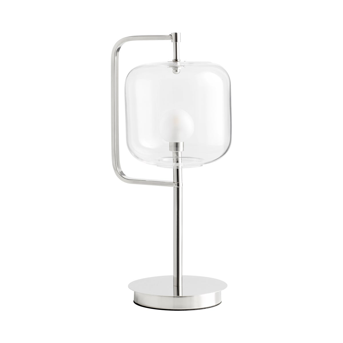 Isotope Table Lamp | Polished Nickel