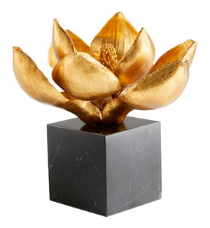 Edelweiss Sculpture | Gold And Black