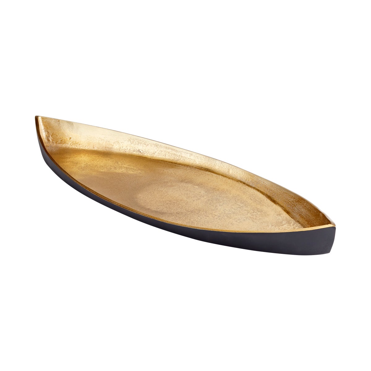 Alumbrar Tray | Matt Black And Gold - Small