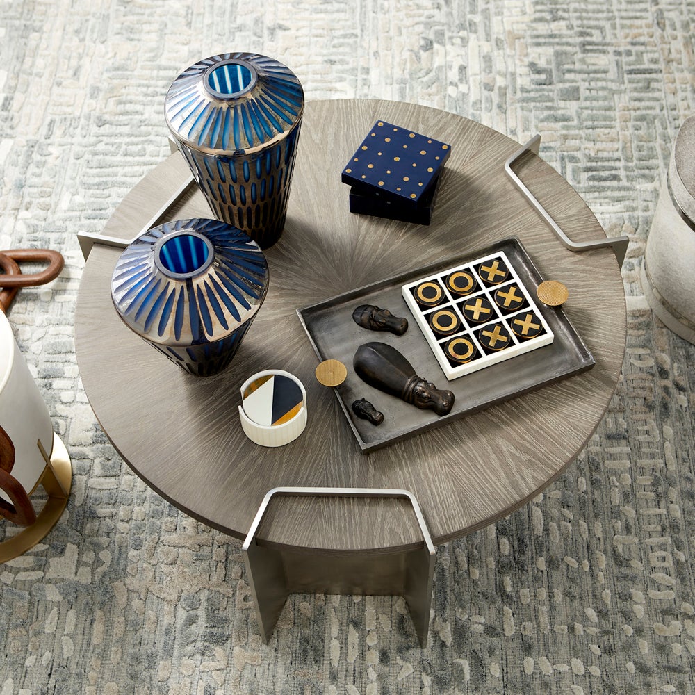 Modametric Coasters | Black - Gold - White