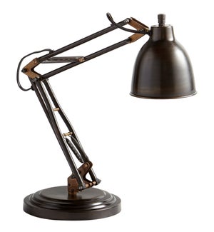 Right Radius Table Lamp | Bronze