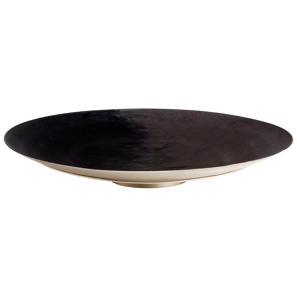 Dual Tone Plate | Matt And Black Pearl - Medium