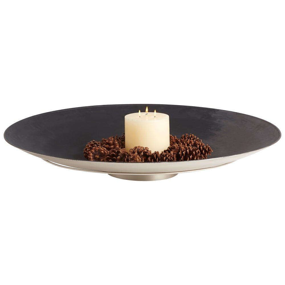 Dual Tone Plate | Matt And Black Pearl - Medium