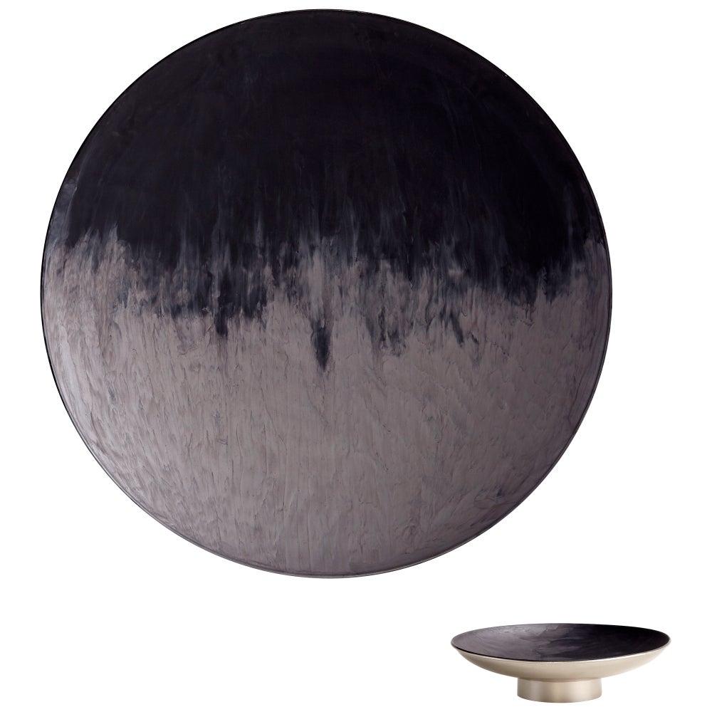 Dual Tone Plate | Matt And Black Pearl - Medium