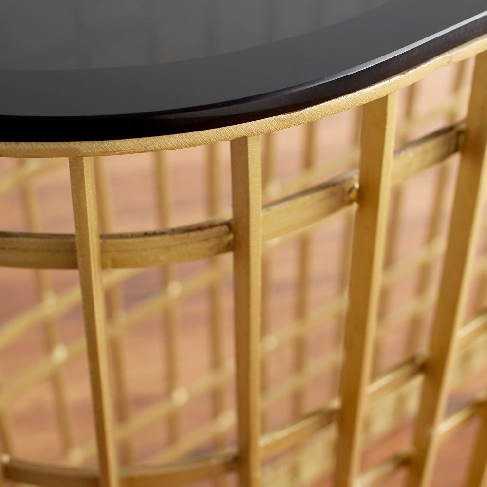Kingdom Console Table | Antique Brass