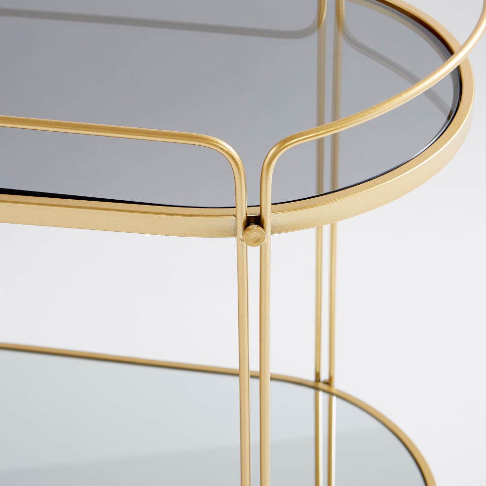 Motif Bar Cart | Gold