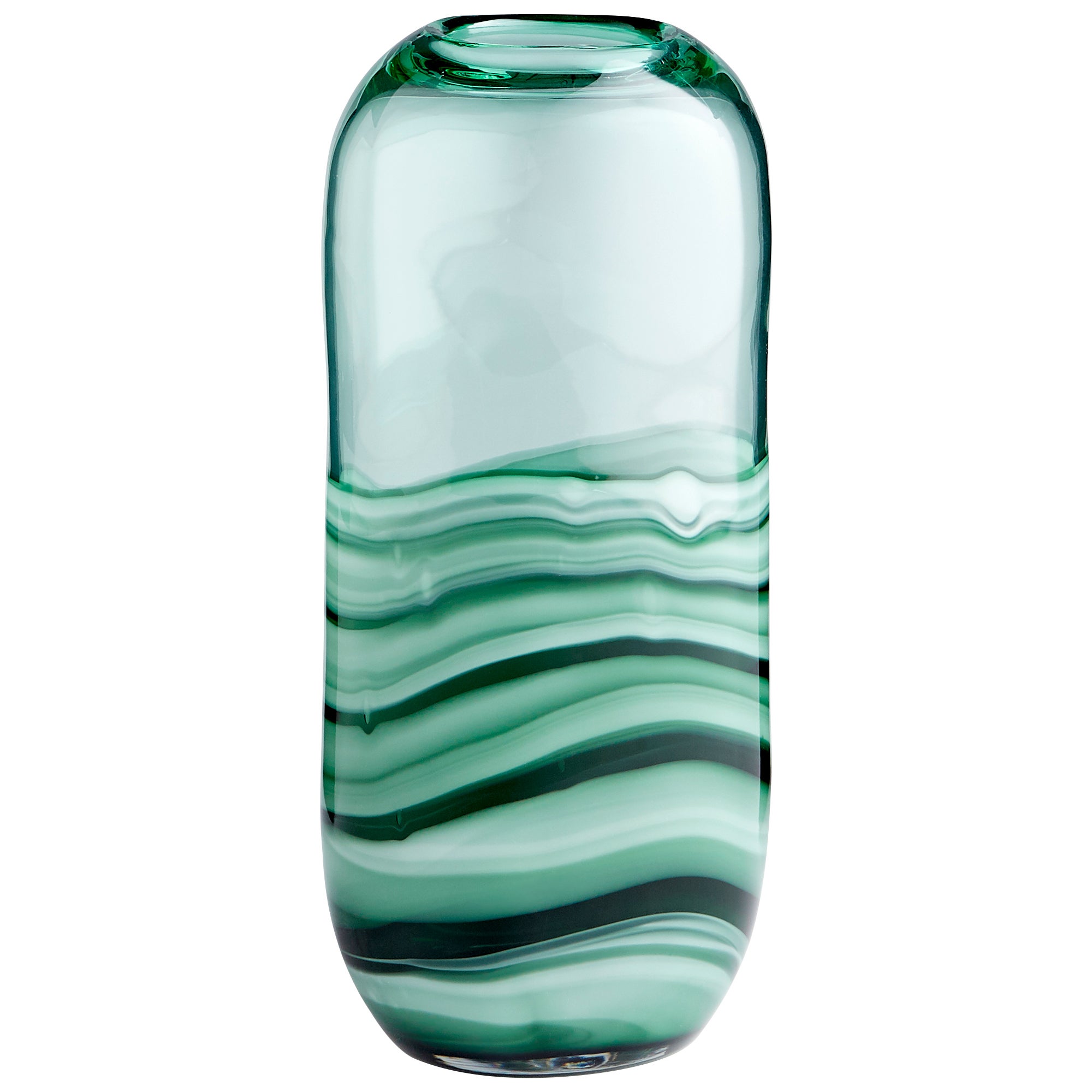 Green Cyan Design Medium Stargate Vase 7835