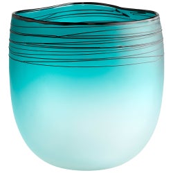 Kapalua Vase | Blue And White - Medium