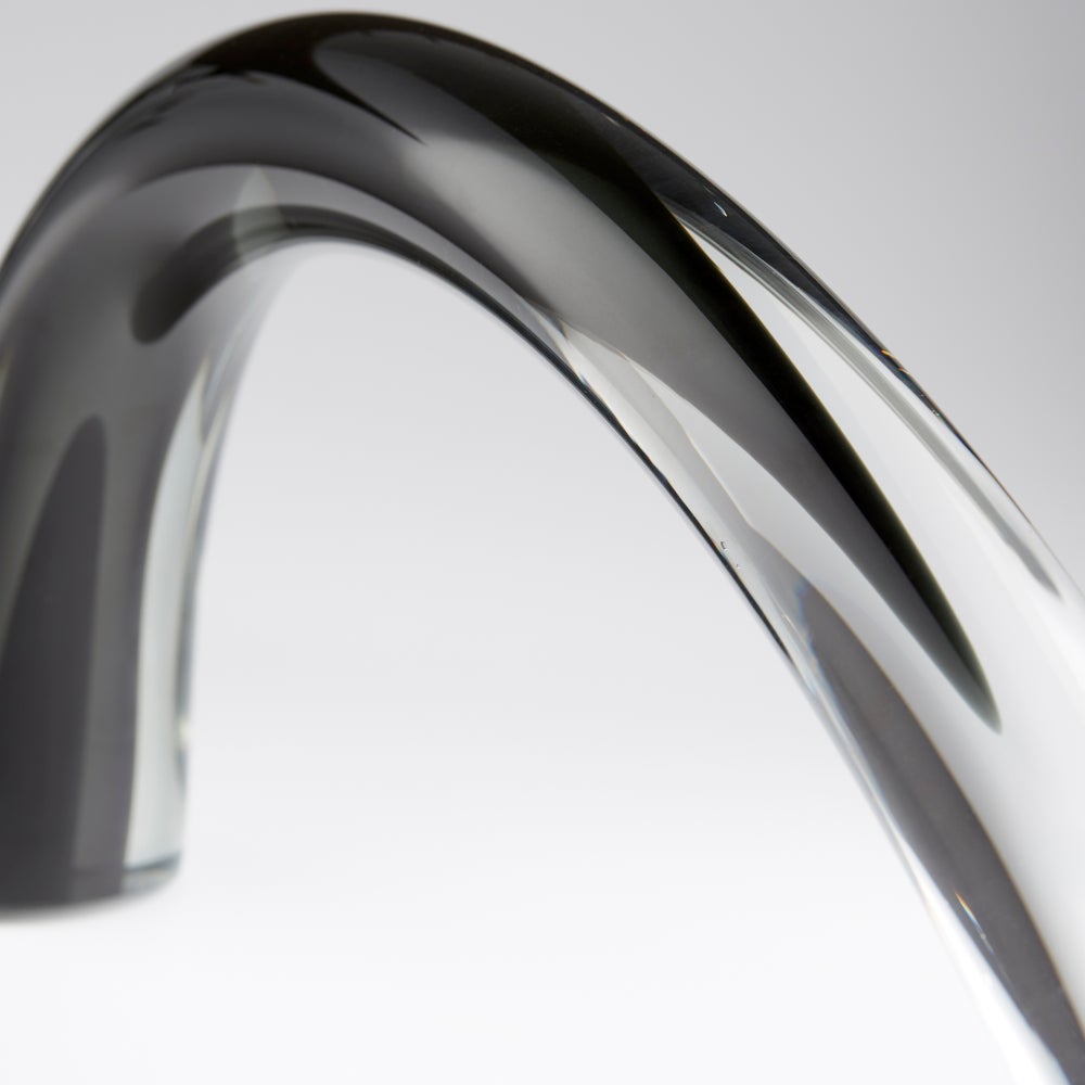 Vault Sculpture | Grey And Clear - Medium