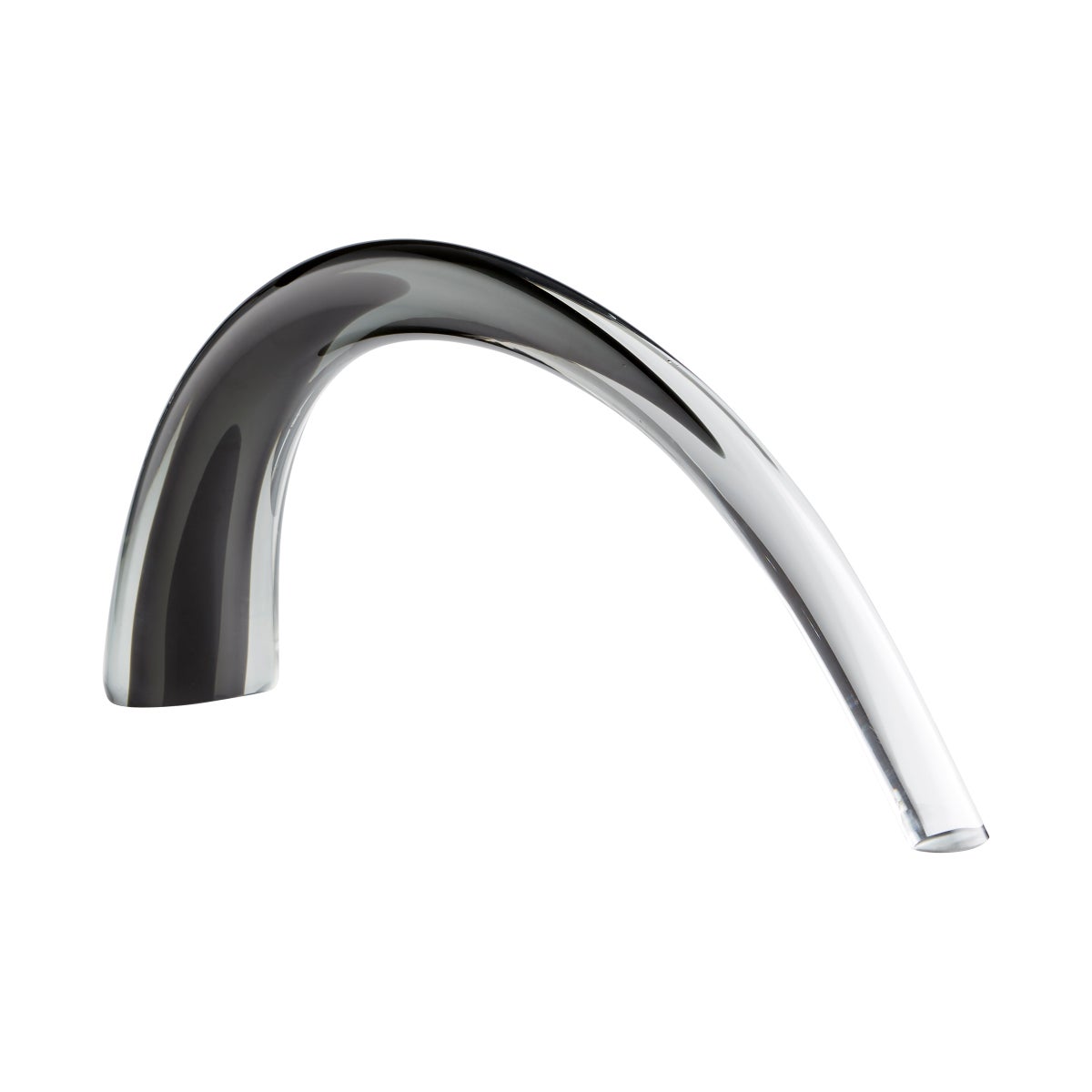 Vault Sculpture | Grey And Clear - Medium