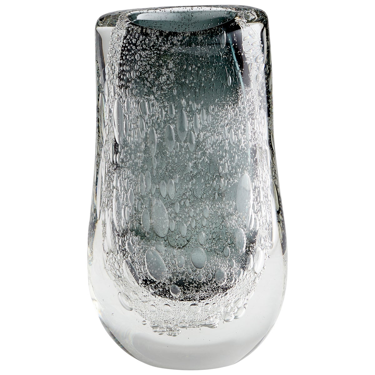 Viceroy Vase | Grey And Clear