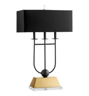 Euri Table Lamp | Black And Gold