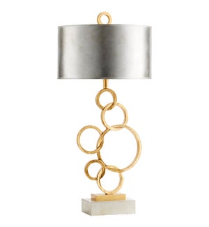 Cercles Table Lamp | Silver And Gold