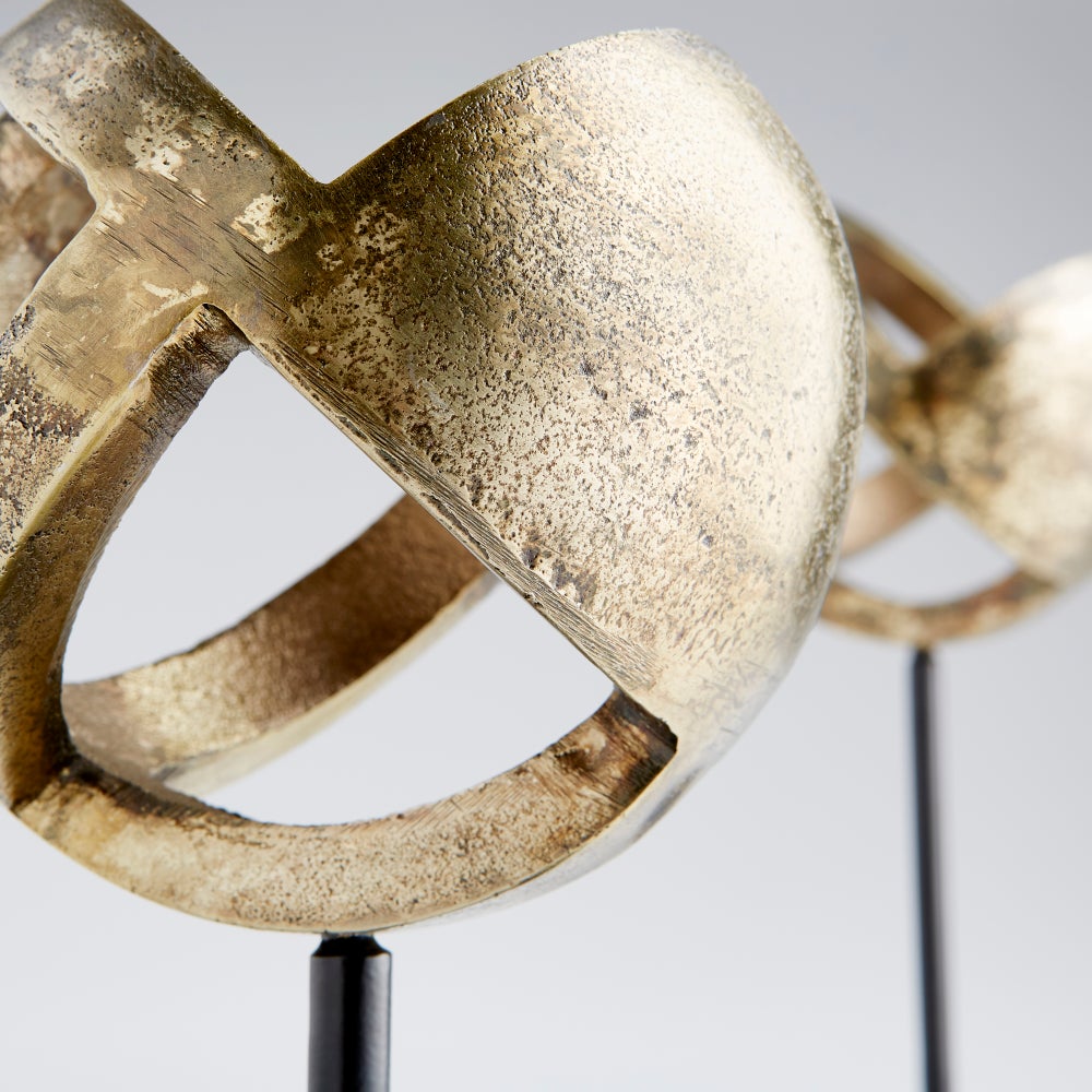 Grotto Sculpture Designed for Cyan Design by J. Kent Martin | Antique Brass And Black - Small