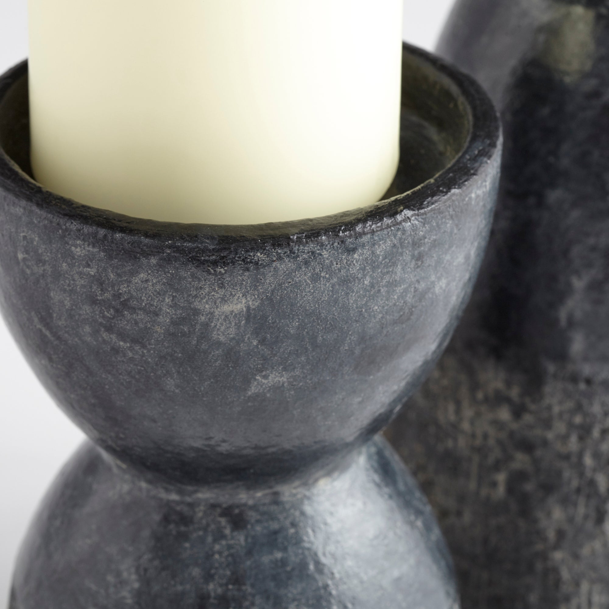 Escalante Candleholder | Black - Small - candlestick | cyan.design