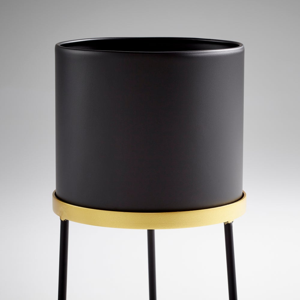 Liza Planter | Gold And Black - Small