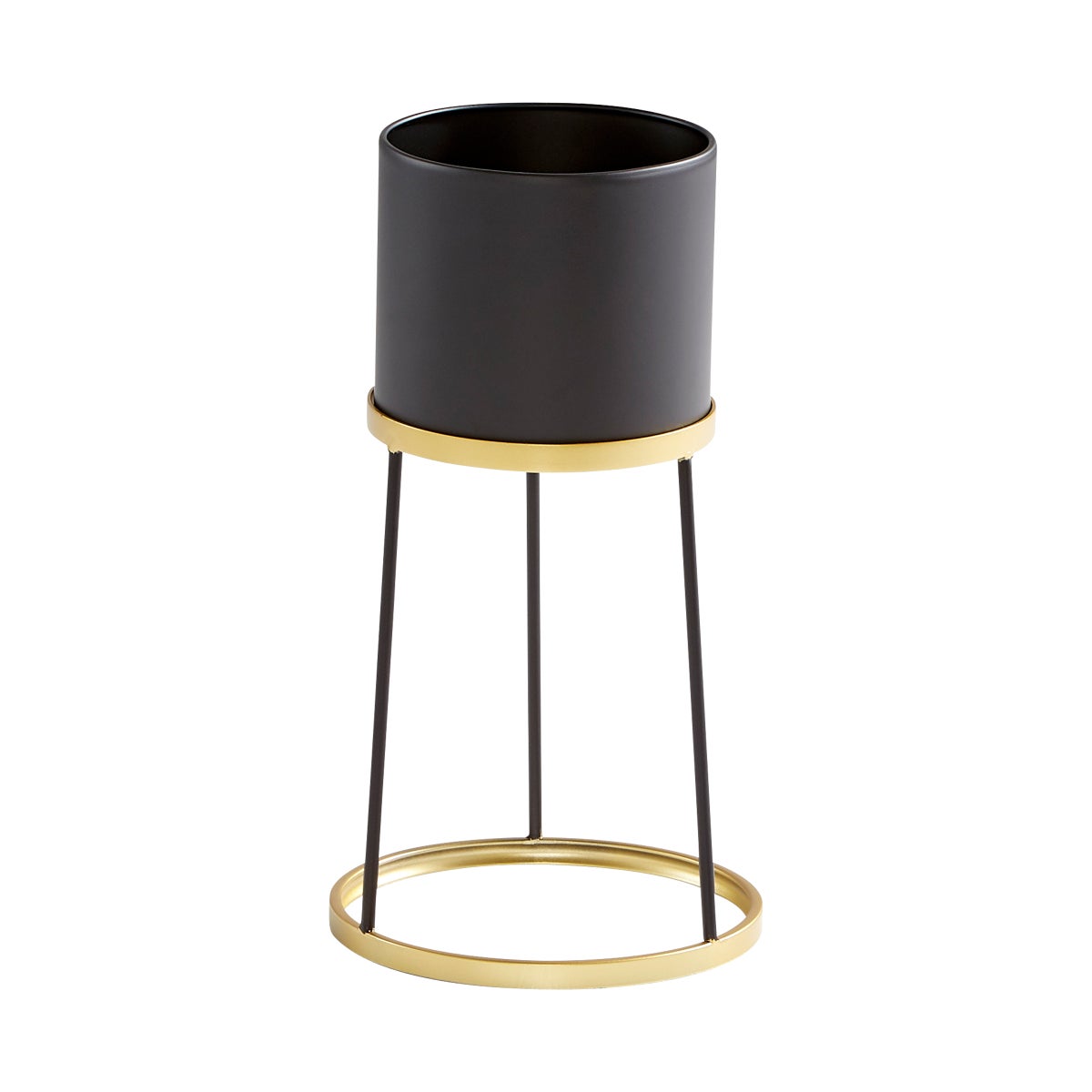 Liza Planter | Gold And Black - Small