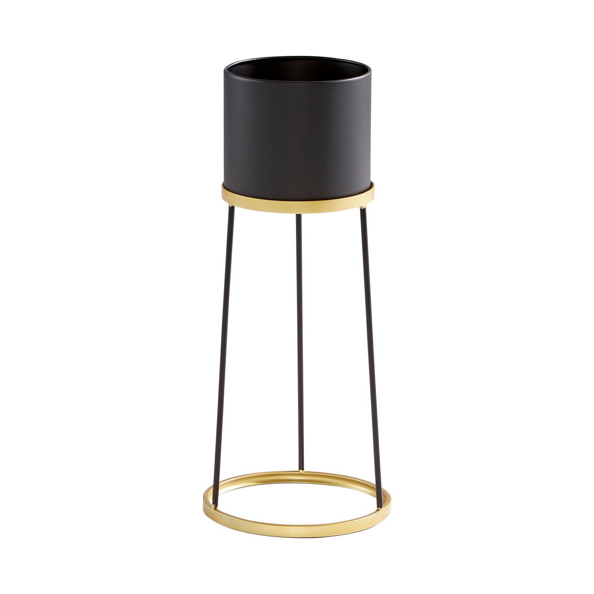 Liza Planter | Gold And Black - Large