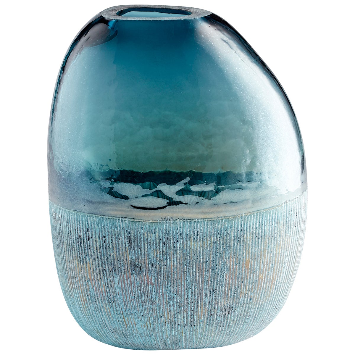 Cape Caspian Vase | Blue - Large